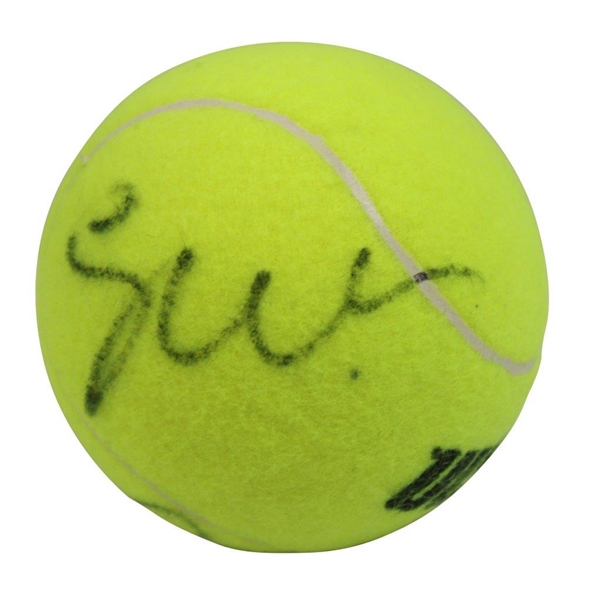 Carlos Alcaraz & Iga Swiatek Signed Penn Oversize Tennis Ball JSA ALOA