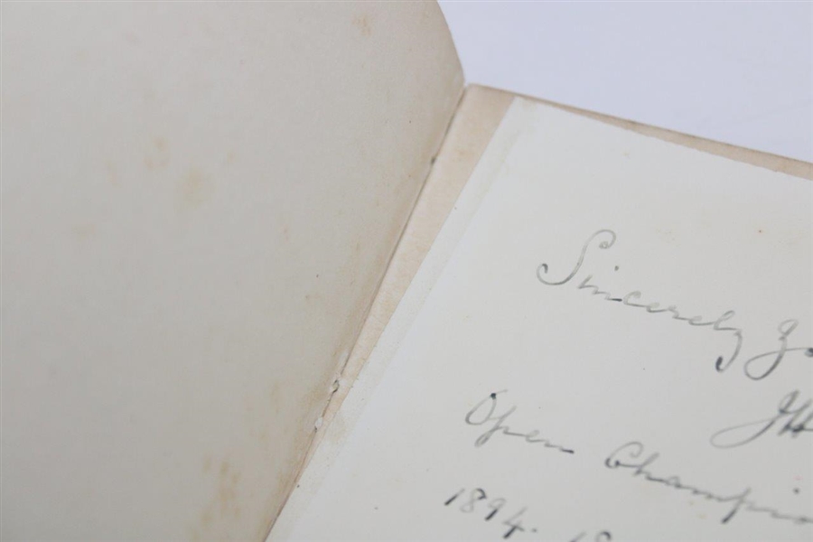 J. H. Taylor Signed 1925 'Or, The Inside of a Week' Book by Harold Begbie