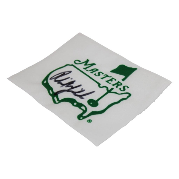 Phil Mickelson Signed Masters Tournament Caddie Patch JSA ALOA