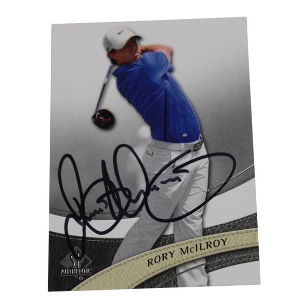 Rory Mcilroy Signed Upper Deck SP Authentic Card JSA ALOA