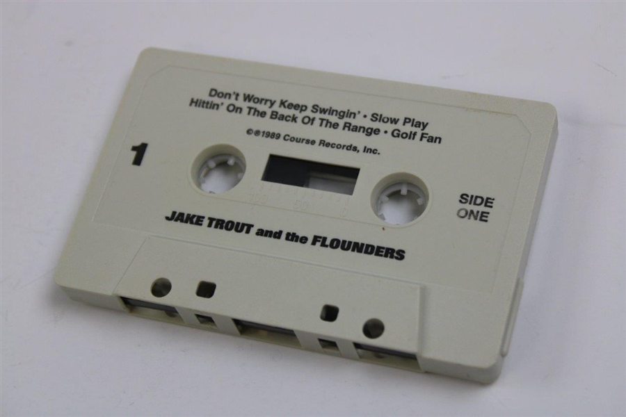 1989 Jake Trout And The Flounders Cassette Tape Featuring Payne Stewart & Signed by Lye