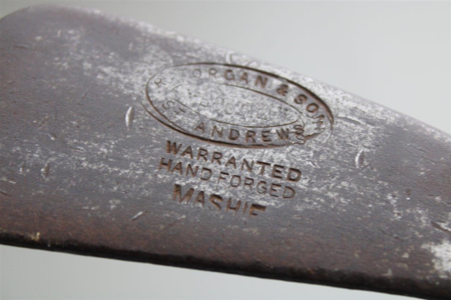 Two (2) R. Forgan & Son Hickory Shaft Irons Circa 1900s One w/Smooth Face & One With Lines On Face w/Shaft Stamps