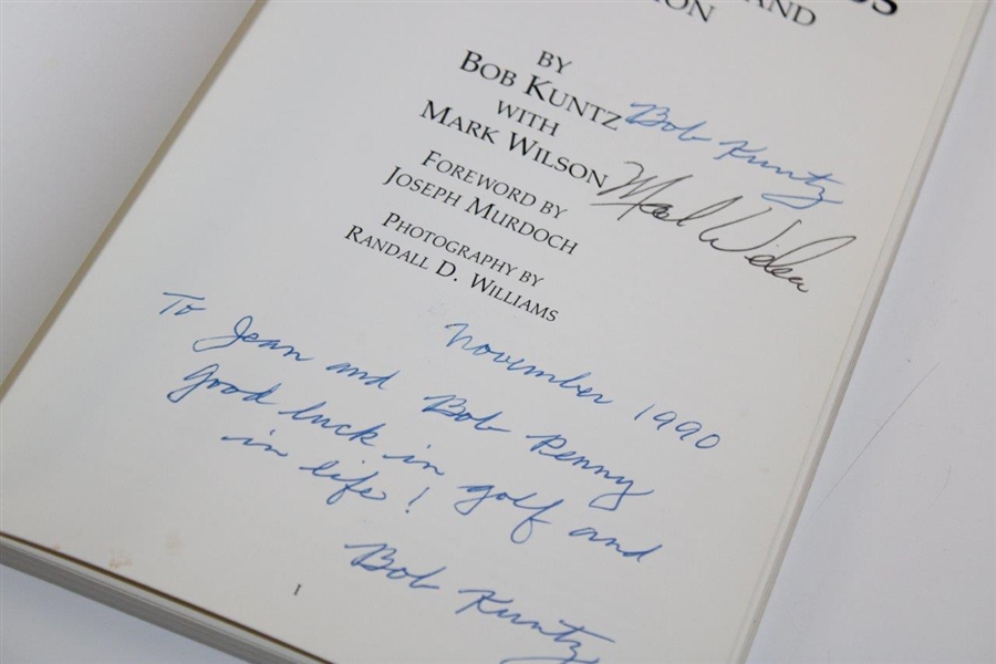 1990 'Antique Golf Clubs Their Restoration & Preservation' Signed by Authors Kuntz & Wilson