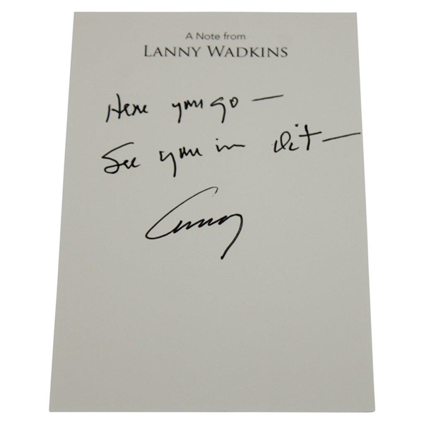 Lanny Wadkins' 2020 Masters Tournament Honorary Invitee Invitation w/ Envelope
