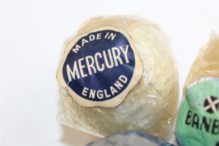 Mercury, UniRoyal Jack Nicklaus & Banbury Golf Balls In Original Wrapping