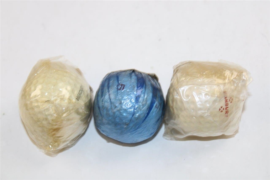 Mercury, UniRoyal Jack Nicklaus & Banbury Golf Balls In Original Wrapping