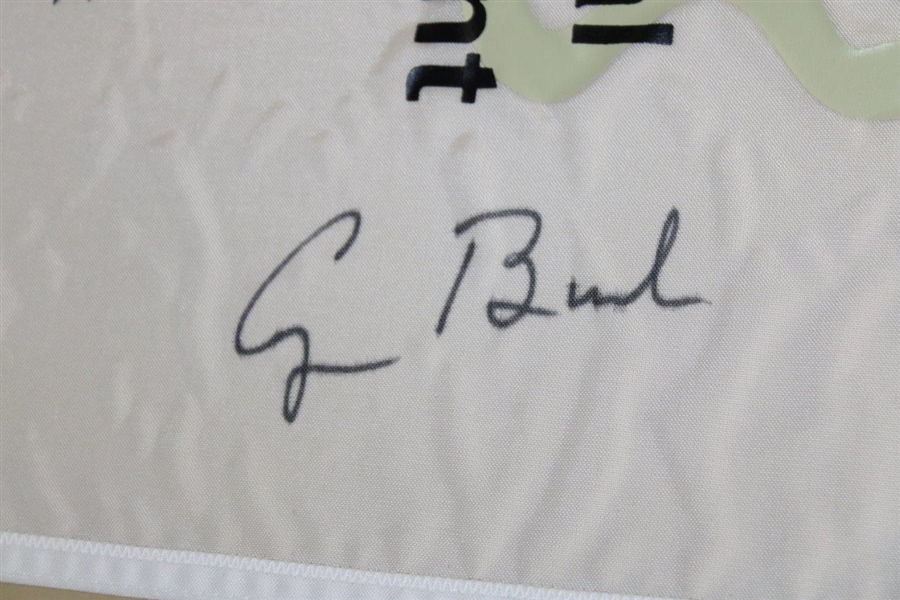 George Bush Signed Friends of Hermann Pk 2nd Ann. Golf Tournament Flag - Framed JSA ALOA