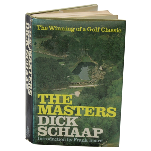 1970 'The Masters The Winning Of A Golf Classic' First Edition Signed By Author Dick Schaap