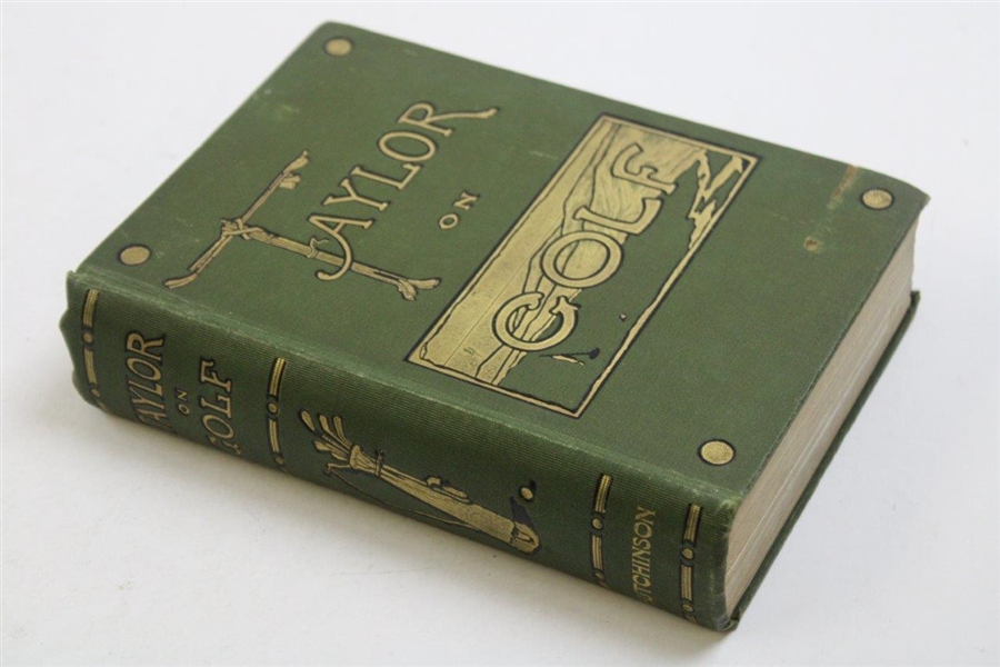 1905 'Taylor On Golf' Fourth Edition By J.H. Taylor
