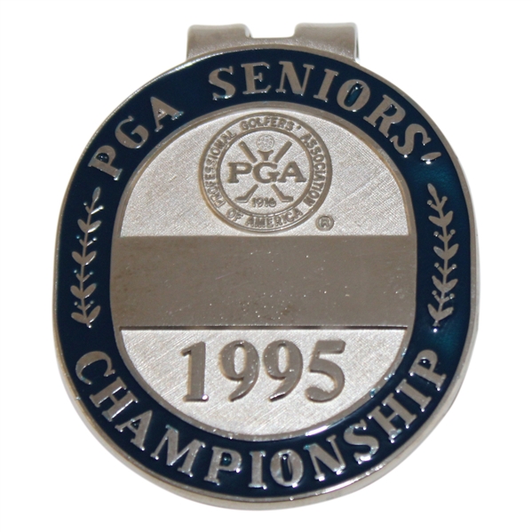 1995, 1996 & 1997 PGA Senior Championship at PGA National Golf Club Commemorative Badges/Clips