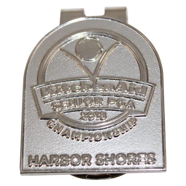 2015, 2016 & 2018 PGA Senior Championship Commemorative Badges/Clips - Harbor Shores (x2)-French Lick