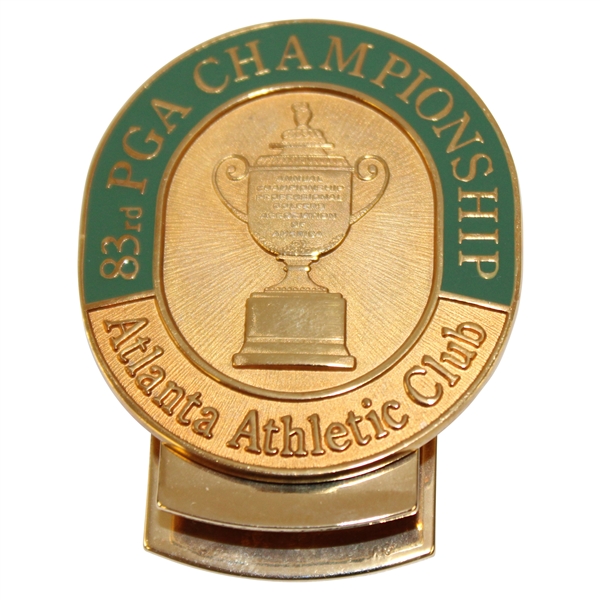 1998, 2000 & 2001 PGA Championship Commemorative Badges/Clips - Sahalee-Valhalla-AAC