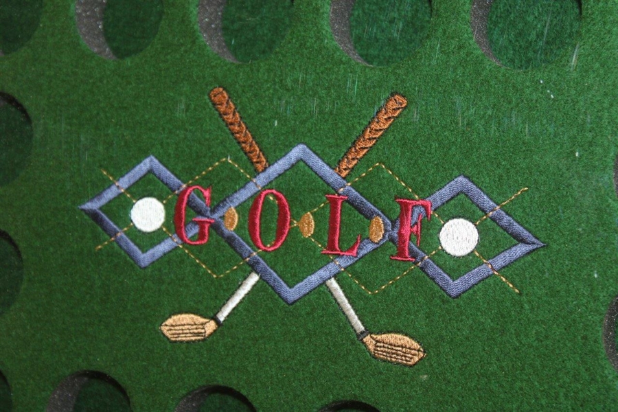 Golf Ball Wood Box Display
