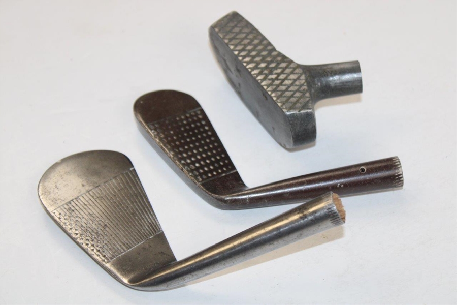 Three (3) Vintage Iron/Putter Club Heads