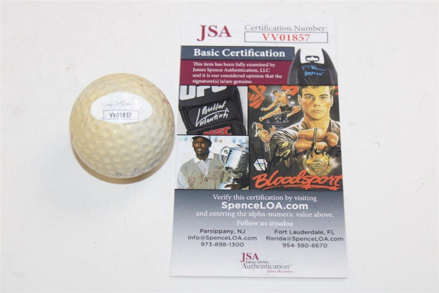 Don January Signed Signature Logo Ball JSA #VV01857