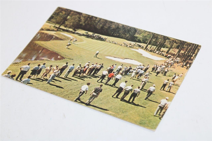 1966 Masters Post Card W/ Jack Nicklaus
