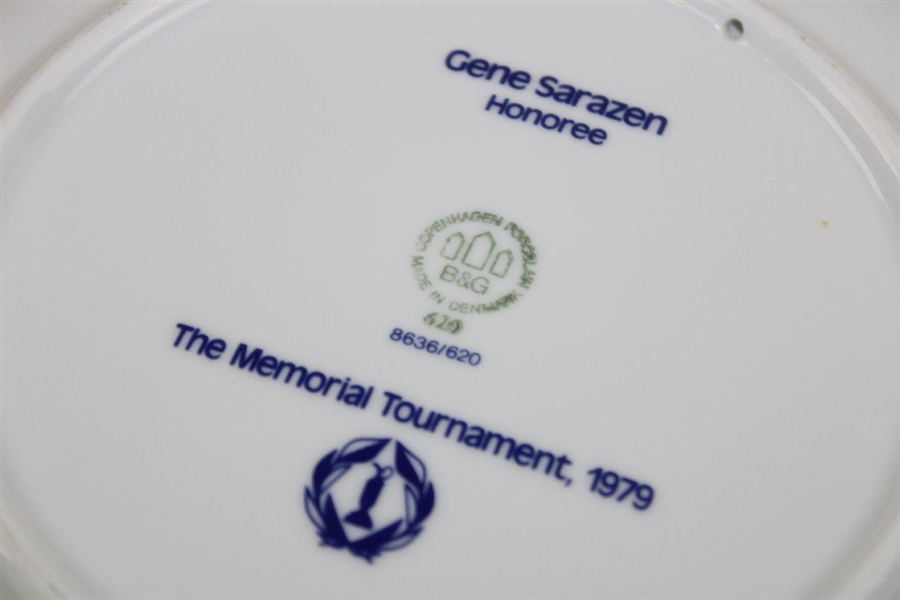 Three (3) Memorial Tournament Commemorative Plates From 1977-1979