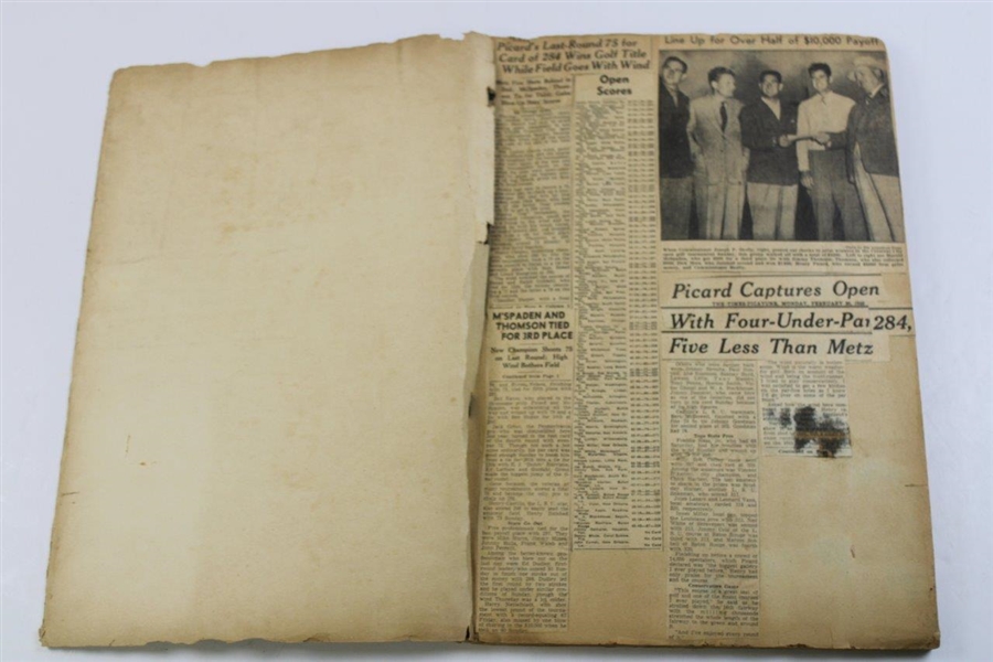 H.G. Picard's Personal Newspaper/Articles Scrapbook - March 15, 1939-March 25, 1939