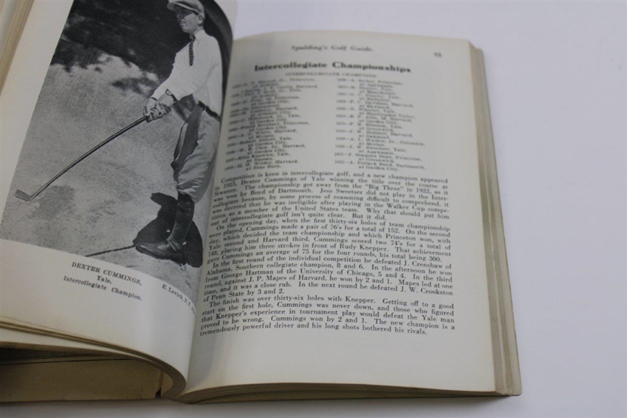 Spalding's Athletic Library Golf Guide 1924 Playing Rules Of The USGA
