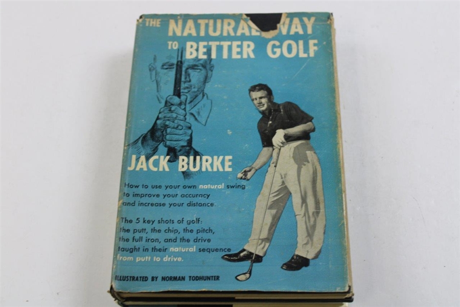 Lot of 3 Books - A New Way To Better Golf, The Natural Way To Better Golf, & Swing Easy, Hit Hard