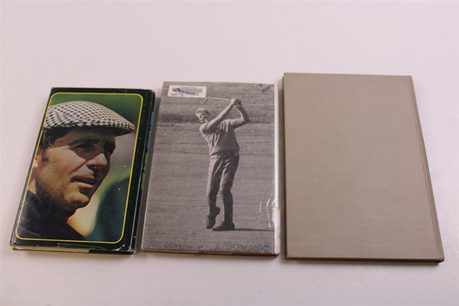 Lot of 3 Books - Gary Player World Golfer, Tom Weiskopf Go For The Flag, & Byron Nelson's Winning Golf