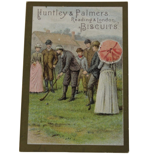 Circa 1878 Huntley & Palmers Reading & London Biscuits Card 