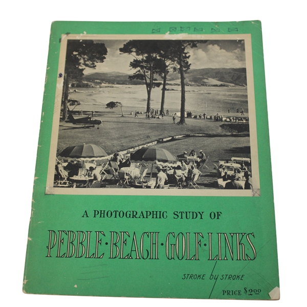 1952 A Photographic Study Of Pebble Beach Golf Links 