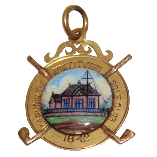1934 Carnoustie Golf Club 1842 Club Championship Runner-Up Gold Medal