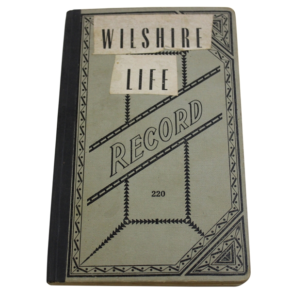 John Duncan Dunns Personal Wilshire Life Record Scrapbook - J.D. Dunn Collection