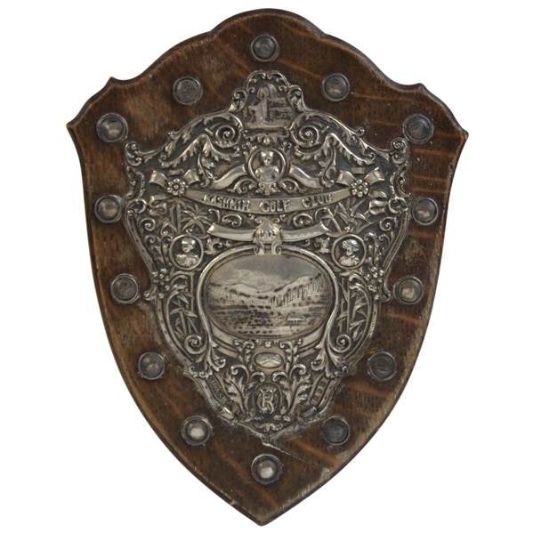 1903 Kashmir Golf Club Silver Shield Trophy - Hallmarked Glasgow