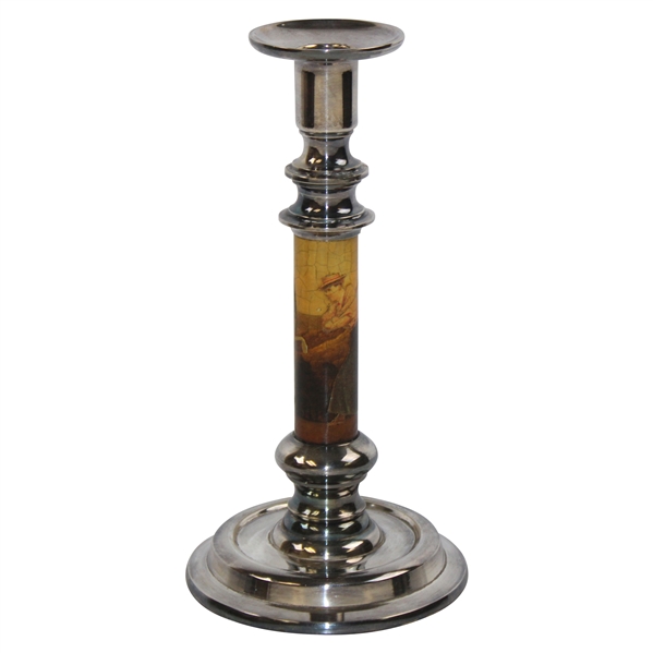Silver-plated Golf Candlestick
