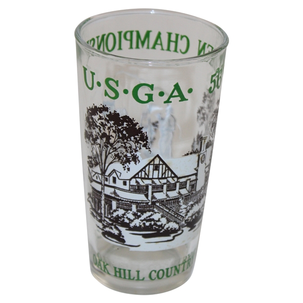 1956 US Open at Oak Hill CC Commemorative Drinking Glass
