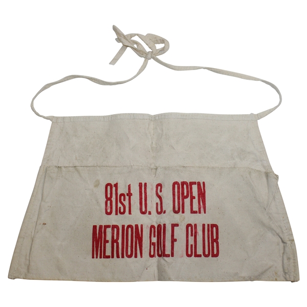 1981 US Open at Merion Golf Club Apron