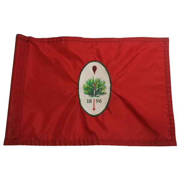 Merion Golf Club 1896 Course Used Red Embroidered Flag