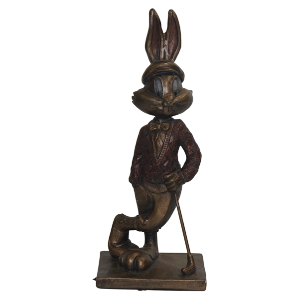 Austin Sculpture Looney Toons Collection Bugs Bunny Holding A Golf Club Statue