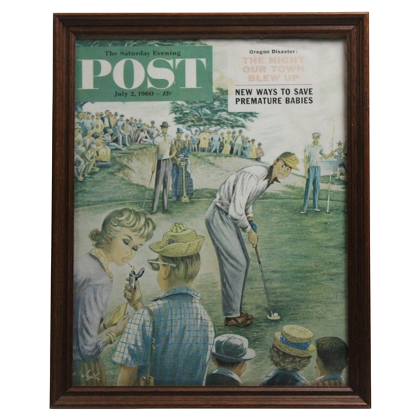 The Saturday Evening Post July 1960 Framed Cover