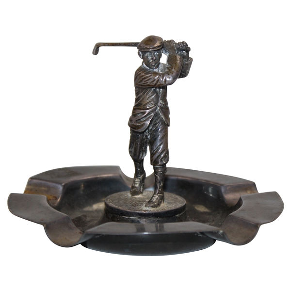 Vintage Post Swing Golfer Ash Tray