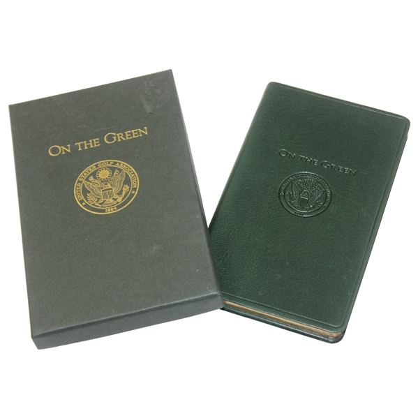 USGA On the Green Golf Journal Golfers Record Book with Original Box