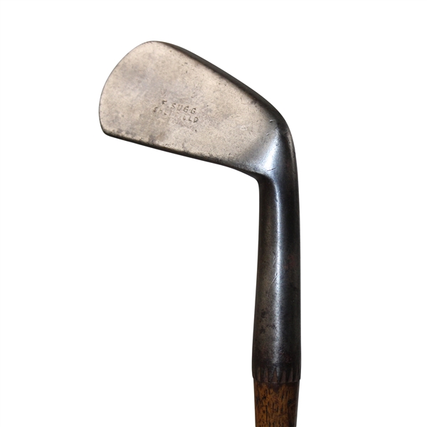 F. Sugg Sheffield Hickory Shaft Smooth Face Iron