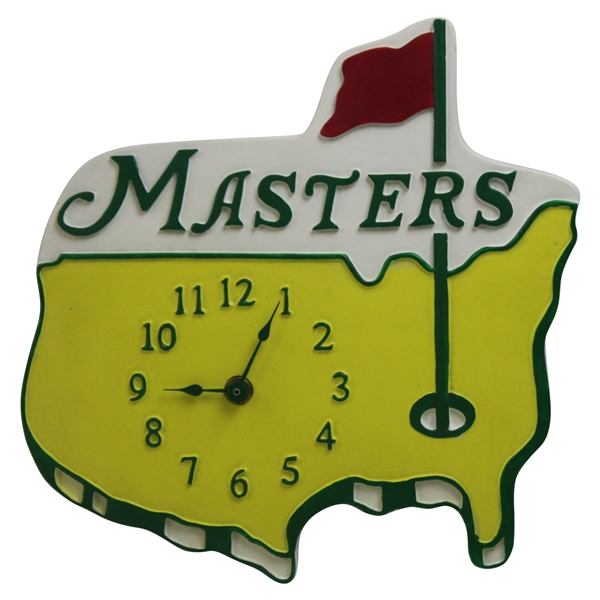 Classic Masters Tournament Yellow Logo Golf Wall Clock