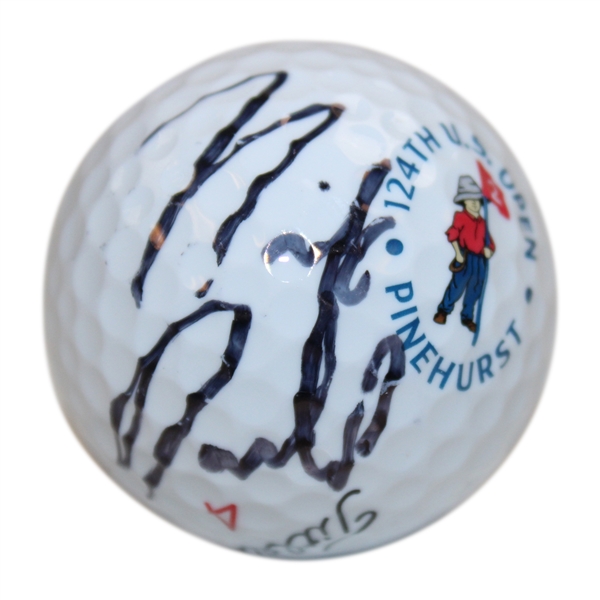 Nick Dunlap Signed 2024 US Open at Pinehurst No. 2 Golf Ball JSA ALOA