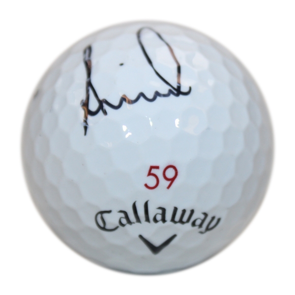 Annika Sorenstam Signed Callaway 59 Logo Golf Ball JSA ALOA