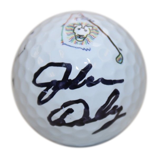 John Daly Signed Lion Signature Logo Golf Ball JSA ALOA