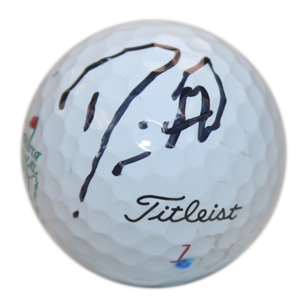 Danny Willett Signed Titleist Augusta National Golf Club Logo Golf Ball JSA ALOA