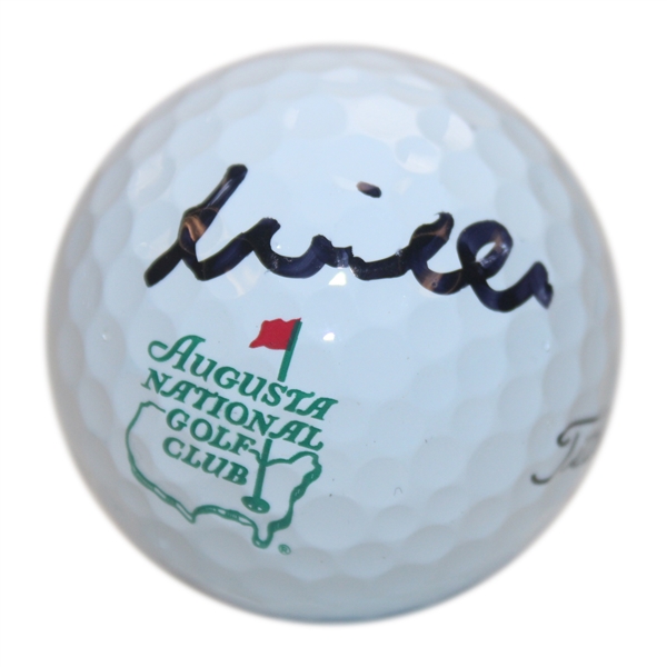 Mike Weir Signed Titleist Augusta National Golf Club Logo Golf Ball JSA ALOA