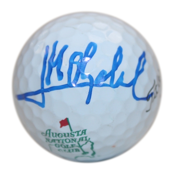 Jose Maria Olazabal Signed Titleist Augusta National Golf Club Logo Golf Ball JSA ALOA