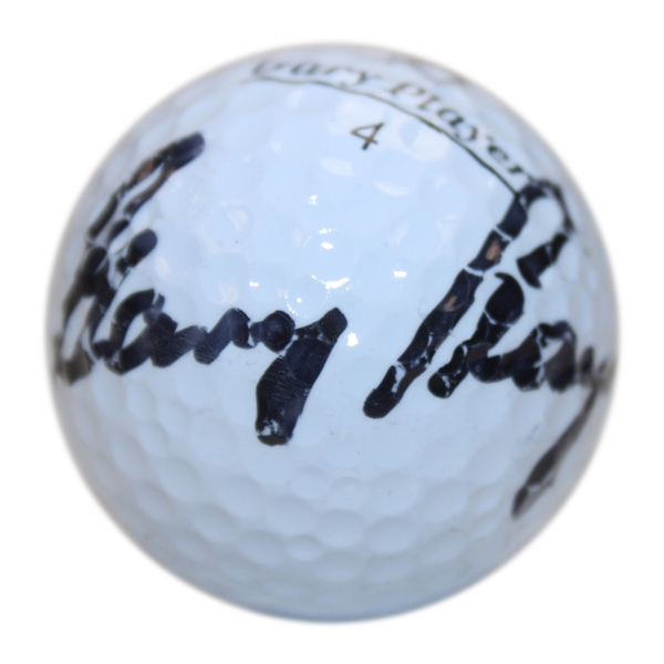 Gary Player Signed Black Knight Logo 4 Golf Ball JSA #AQ58716