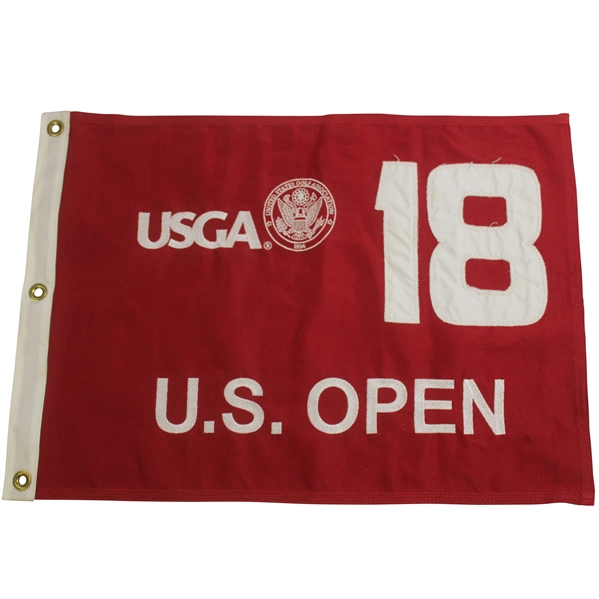 Final Rd 18th Hole Sunday Course Flown Flag from 2009 US Open Win by Lucas Glover