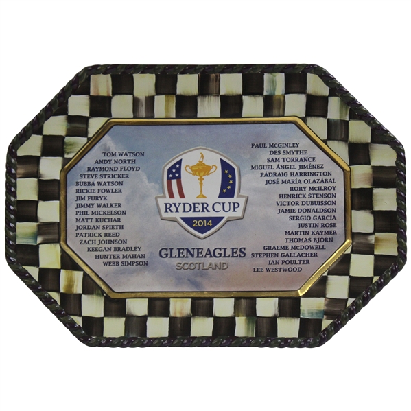 2014 Ryder Cup at Gleneagles Ceramic Tray Given By The PGA Of America