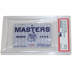 1966 Masters Tournament SERIES Badge #6435 PSA GEM MT 10